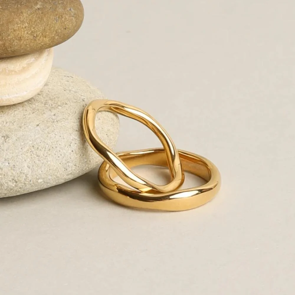 Ring Set Stackable Waterproof Jewelry